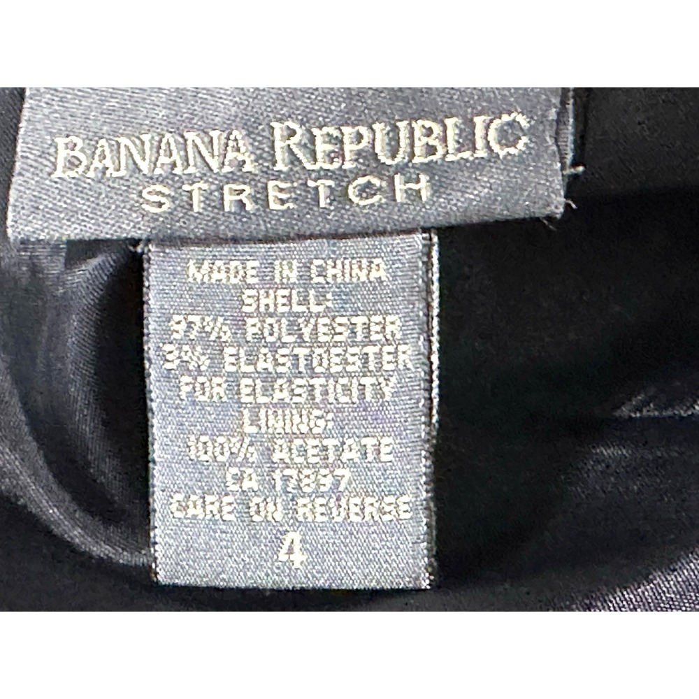 Banana Republic Black Pencil Skirt Size (4) Lined - Picture 10 of 16